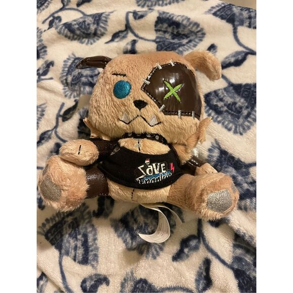 Monster High Watzit Frankie Stein Freaky and Fabulous Pets 6” plush puppy dog - Picture 2 of 3